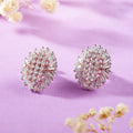 Dual Harmony 925 Sterling Silver Earrings with Dual-Tone Plating