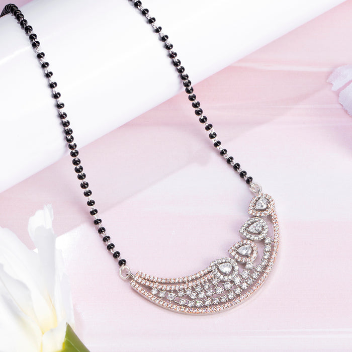 Dual Harmony Radiance CZ 925 Sterling Silver Mangalsutra