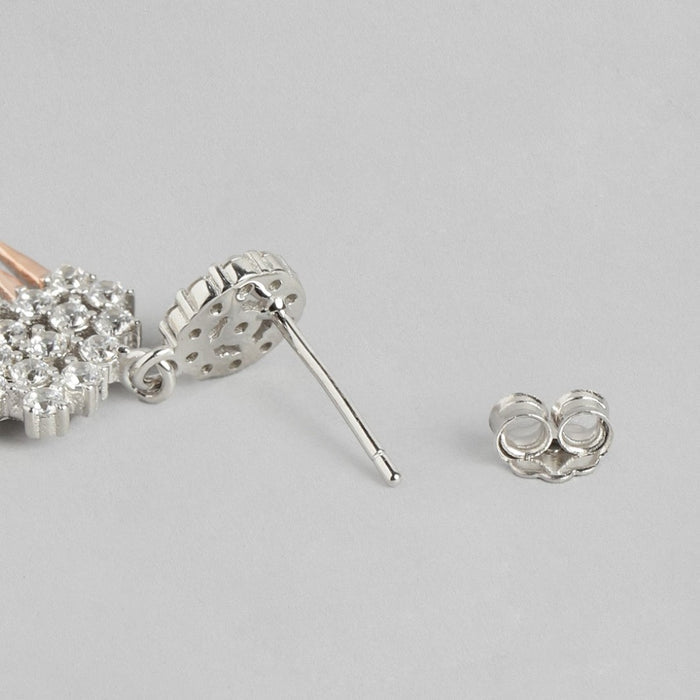 Dual Harmony Sparkle Dual Tone-Plated 925 Sterling Silver Jewelry Set