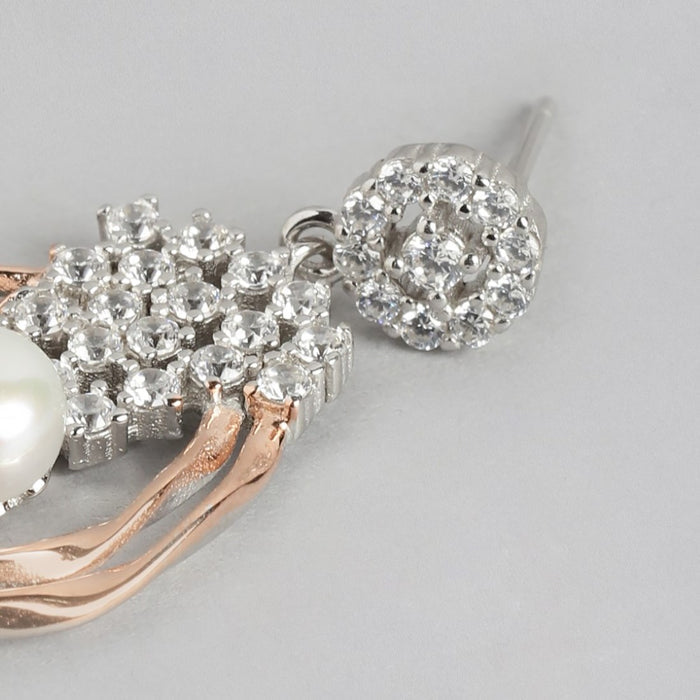 Dual Radiance Brilliance CZ 925 Sterling Silver Earrings