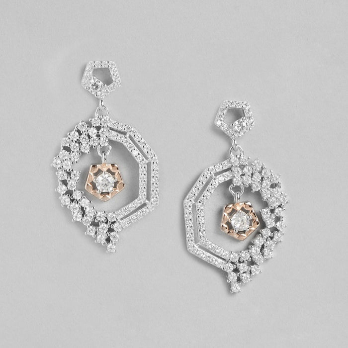 Dual Radiance Brilliance Dual Tone-Plated 925 Sterling Silver Jewelry Set