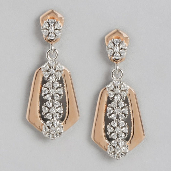 Dual Radiance Brilliance Dual Tone-Plated 925 Sterling Silver Jewelry Set