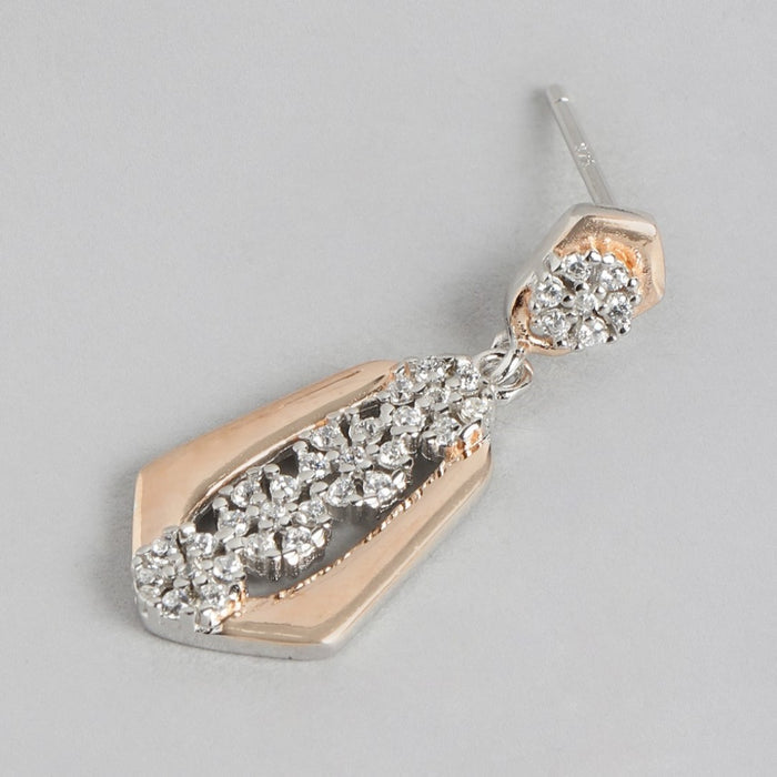 Dual Radiance Brilliance Dual Tone-Plated 925 Sterling Silver Jewelry Set