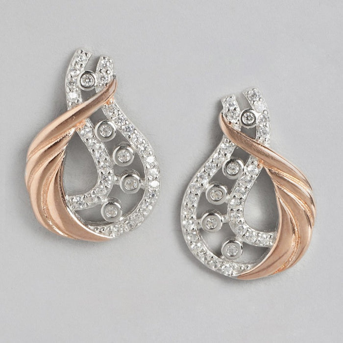 Dual Radiance Circlet Dual Tone-Plated 925 Sterling Silver Jewelry Set