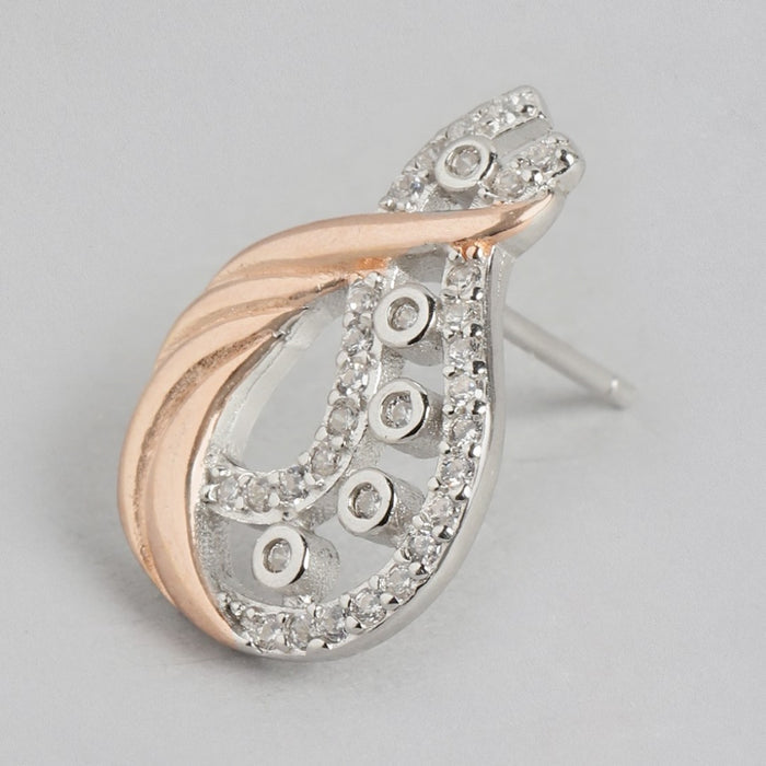 Dual Radiance Circlet Dual Tone-Plated 925 Sterling Silver Jewelry Set