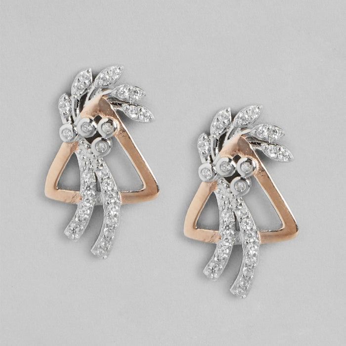 Dual Radiance Floral Dual Tone-Plated 925 Sterling Silver Jewelry Set