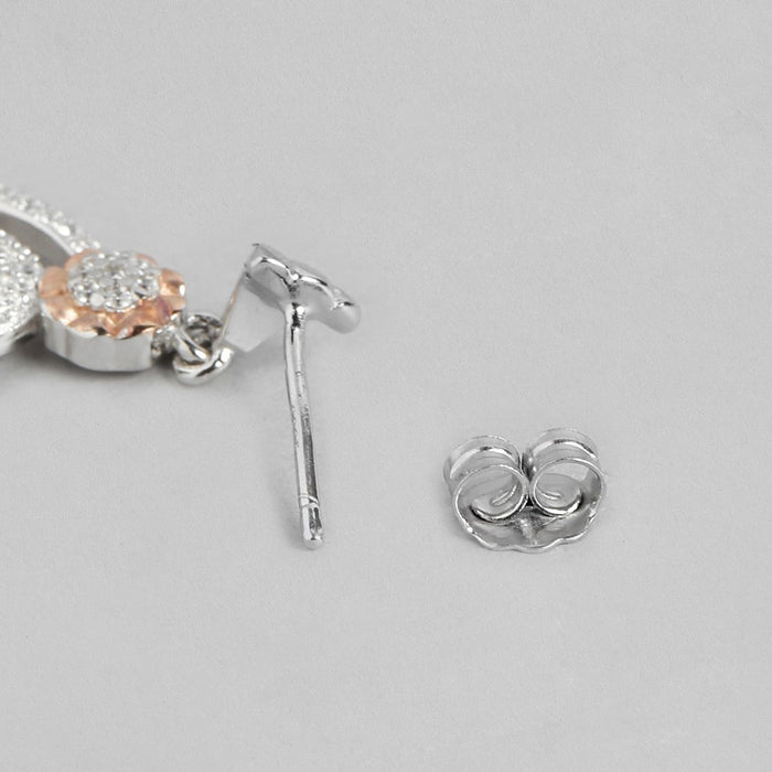 Dual Radiance Sparkle Dual Tone-Plated 925 Sterling Silver Jewelry Set
