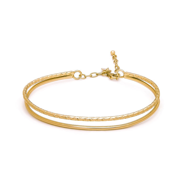Dual Tone Delight 925 Sterling Silver Combo Bracelets