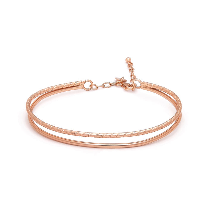 Dual Tone Delight 925 Sterling Silver Combo Bracelets