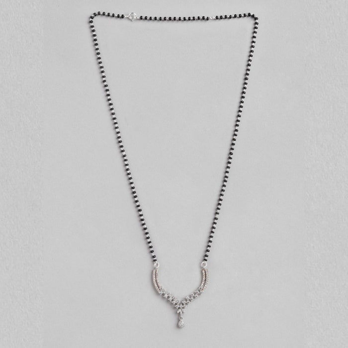 Dual Tone Radiance CZ 925 Sterling Silver Mangalsutra