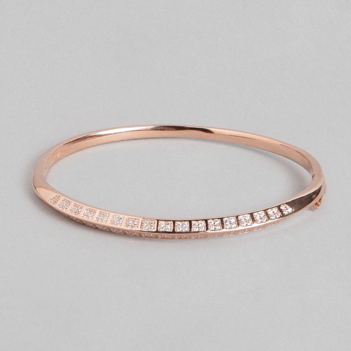 Elegant 925 Sterling Silver CZ Studded silver Bracelet