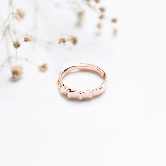 Elegant and Classic Sterling Silver Women Ring (Adjustable)