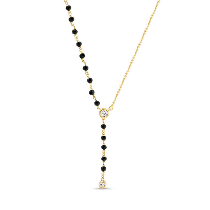 Elegant CZ Gold-Plated 925 Sterling Silver Mangalsutra