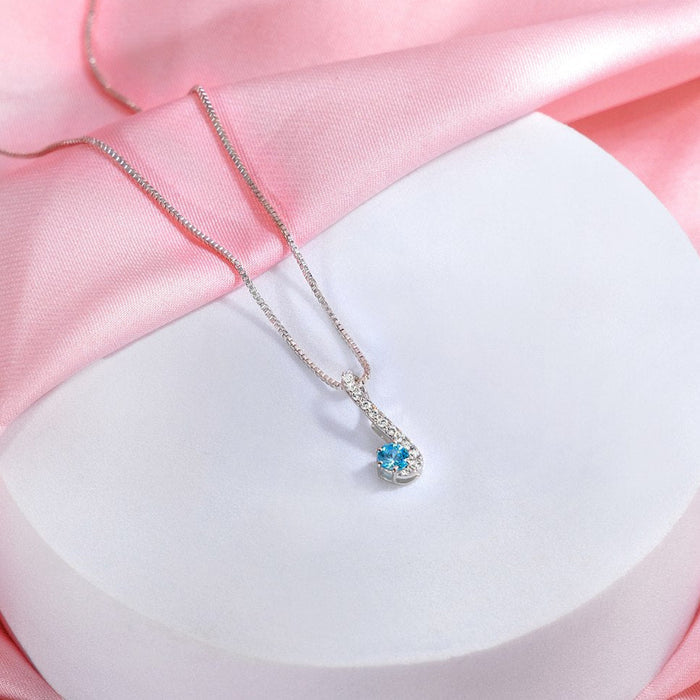 Elegant Rhodium Plated 925 Sterling Silver Pendant