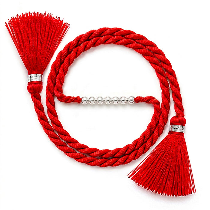 Elegant Seven Beads Silver Rakhi (Zavya Signature)