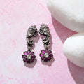 Elephant Oxidised  925 Sterling Silver Drop Earrings
