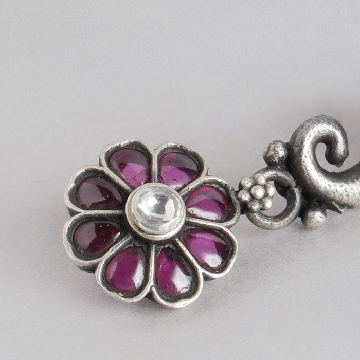 Elephant Oxidised  925 Sterling Silver Drop Earrings