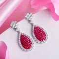 Enchanting Calera Cascade Rhodium-Plated 925 Sterling Silver Earrings