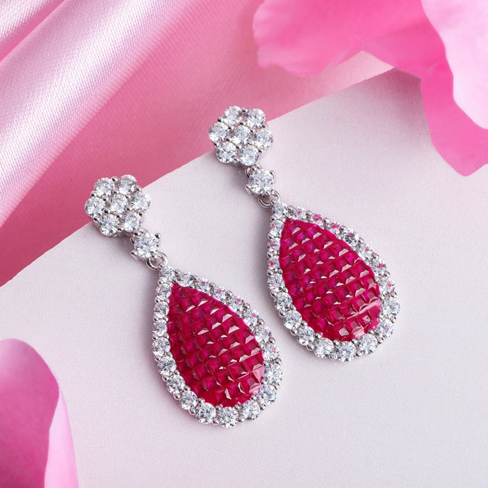 Enchanting Calera Cascade Rhodium-Plated 925 Sterling Silver Earrings