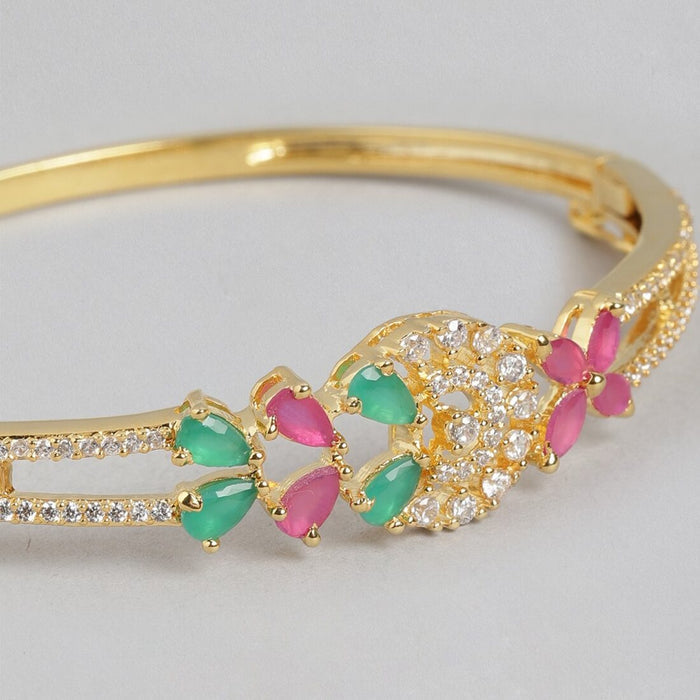 Enchanting Harmony Gold-Plated 925 Sterling Silver Bracelet