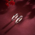 Endless Bond Rhodium Plated 925 Silver Ring Set
