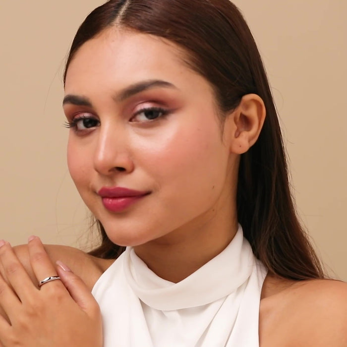 Endless Bond Rhodium Plated 925 Silver Ring Set