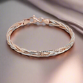 Entangled 925 Sterling Silver Bracelet