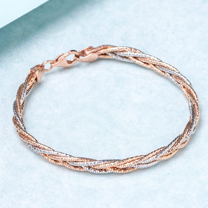 Entangled 925 Sterling Silver Bracelet