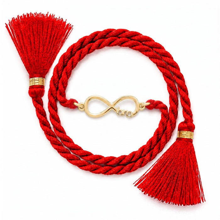 Eternal Bond Gold-Plated 925 Sterling Silver Rakhi