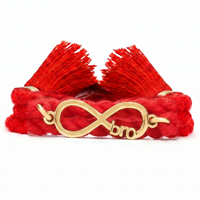Eternal Bond Infinity Bro Gold Plated Silver Rakhi (Zavya Signature)
