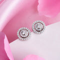 Eternal Circles Rhodium-Plated 925 Sterling Silver Earrings
