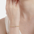 Eternal Infinity Sparkle Gold Plated 925 Silver Bracelet