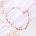 Eternal Love Rose Gold-Plated 925 Sterling Silver Bracelet