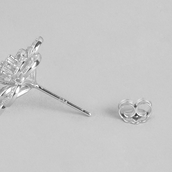 Eternal Petals Rhodium-Plated 925 Sterling Silver Earrings
