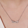 Eternal Radiance Rhodium-Plated 925 Sterling Silver Necklace