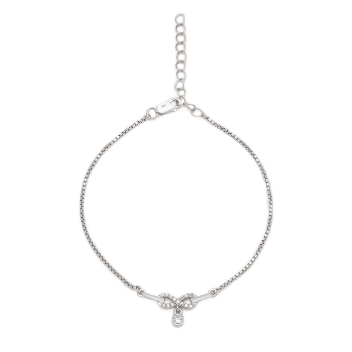 Eternal Radiance Rhodium-Plated 925 Sterling Silver