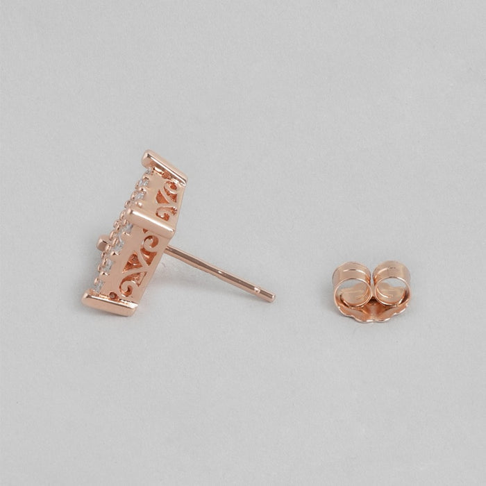 Eternal Shimmer Rose Gold Plated 925 Sterling Silver Earrings
