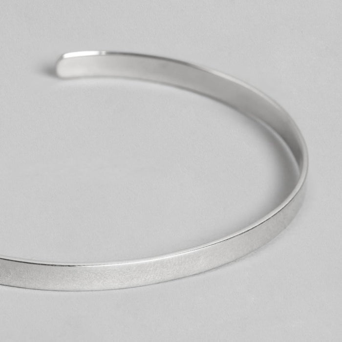 Eternal Simplicity Rhodium-Plated 925 Sterling Silver Bracelets
