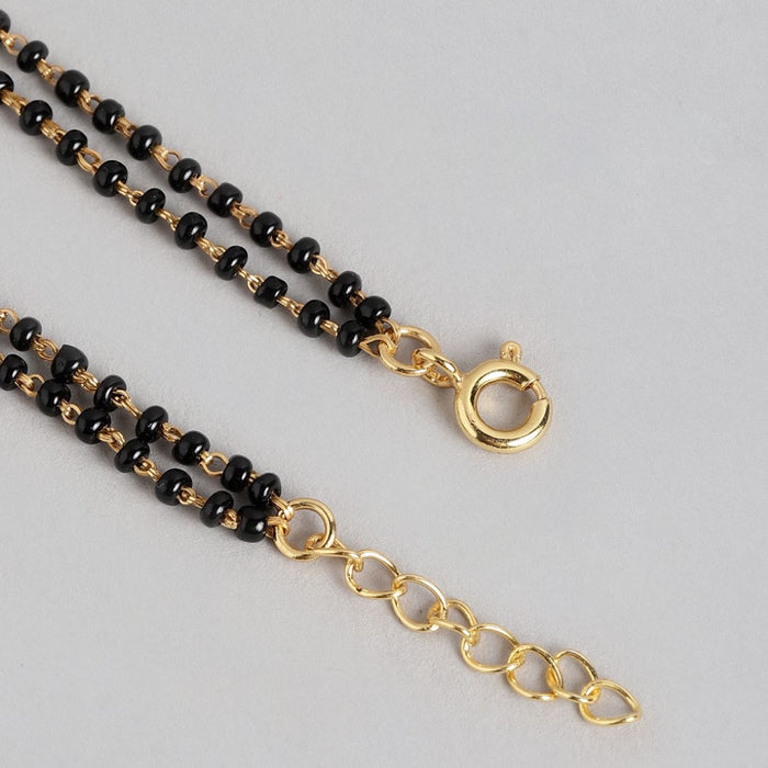 Eternal Union Gold-Plated 925 Sterling Silver CZ Mangalsutra Bracelet