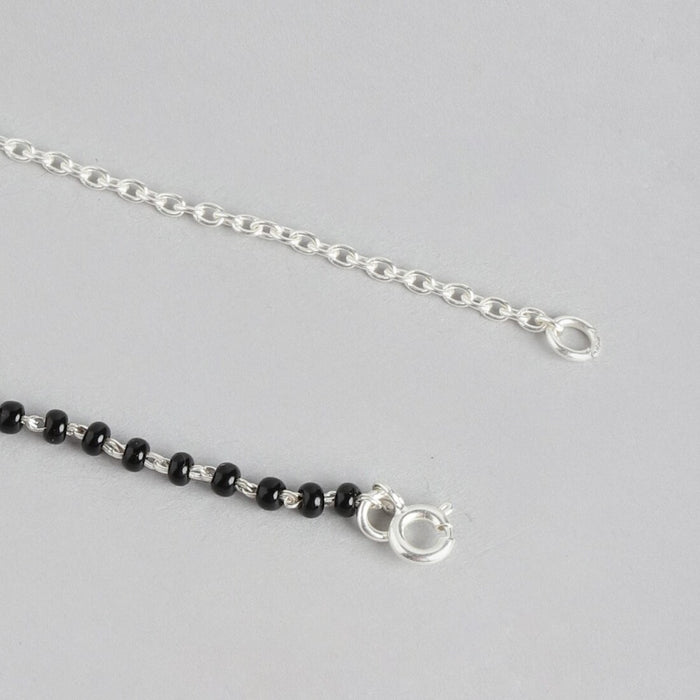 Eternal Vows Rhodium-Plated 925 Sterling Silver Mangalsutra for Eternal Love