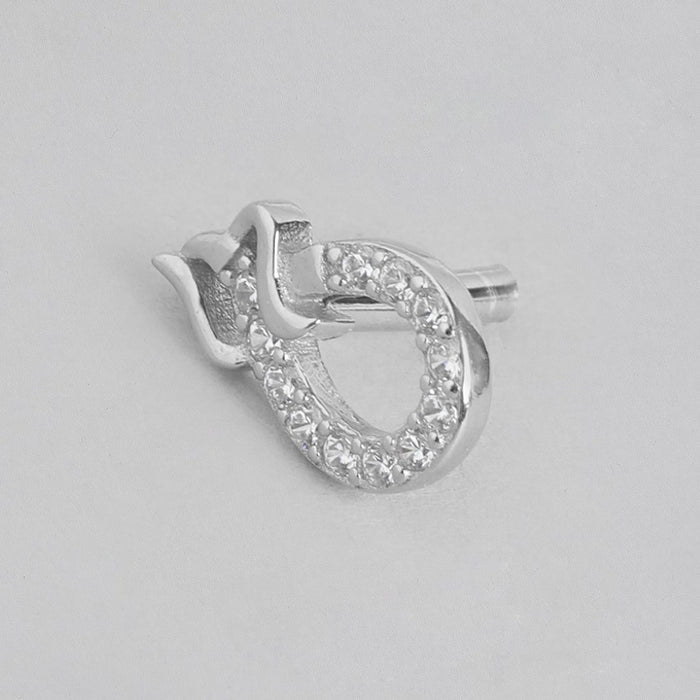 Ethereal Essence 925 Sterling Silver Abstract Earrings