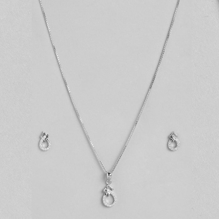 Ethereal Essence 925 Sterling Silver Abstract Jewelry Set