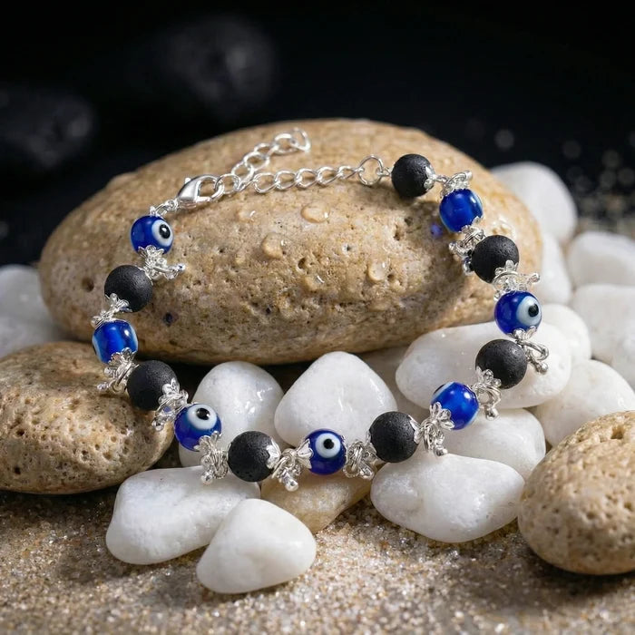 Evil Eye Karungali Floral Bracelet for Women - view 4