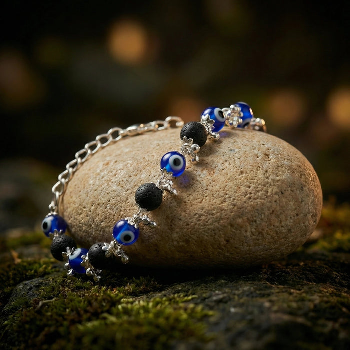 Evil Eye Karungali Floral Bracelet for Women - view 5