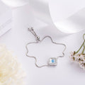 Evil Eye Rhodium Plated 925 Sterling Silver Box Chain Bracelet