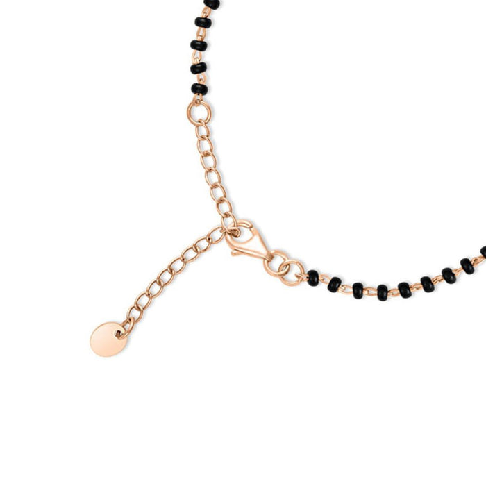Evil Eye Rose Gold Plated 925 Sterling Silver Bracelet
