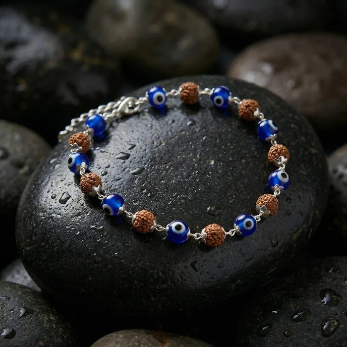 Evil Eye Rudraksha Bracelet for Men - view 2
