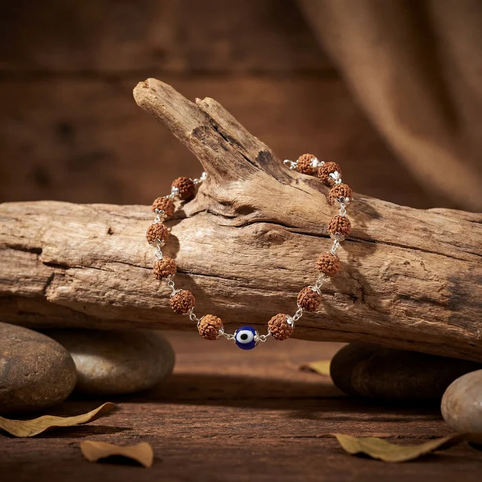Evil Eye Rudraksha Bracelet