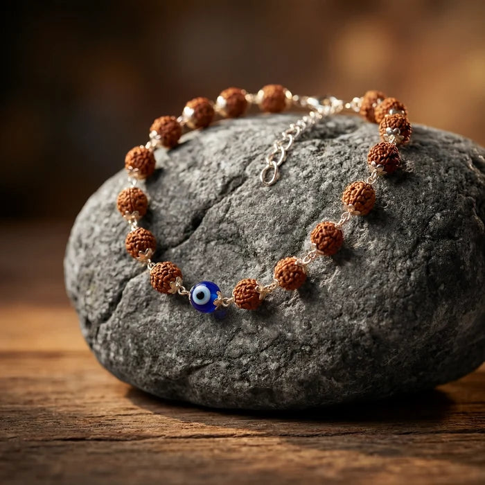 Evil Eye Rudraksha Bracelet - view 2