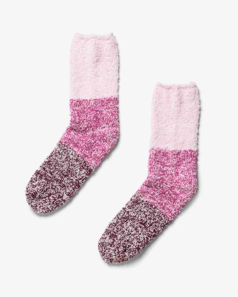 Fabfitfun Pink One-size (3-8) Fleece Socks